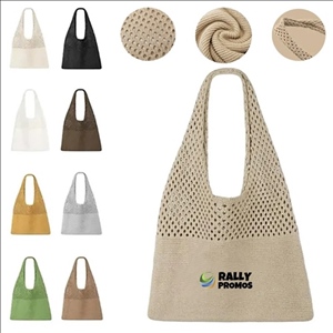Casual Beach Knitted Shopping Tote Bag